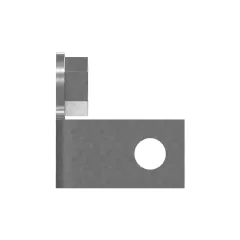 Caterpillar 3mm Thick Mounting Bracket — Dreiviertelansicht