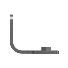 Caterpillar V Band Frekans Çelik Dağı Bracket — açılı görünüm