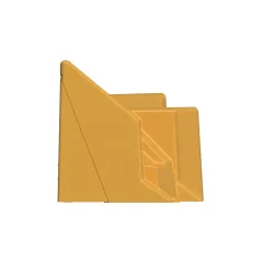 Caterpillar Kabin Air Filter Duct Cover — açılı görünüm