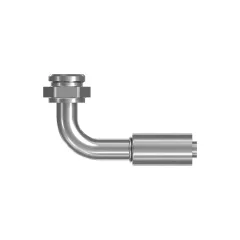 Caterpillar 10.3mm Inner Diameter 90° SCHLAUCH KUPPLUNG — Dreiviertelansicht
