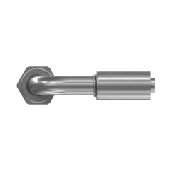 Caterpillar 10.3mm Inner Diameter 90° SCHLAUCH KUPPLUNG — Dreiviertelansicht