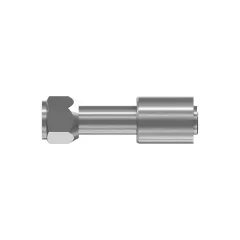 Caterpillar 10.3mm Diamètre intérieur Couplage de tuyau droit — vue de trois quarts