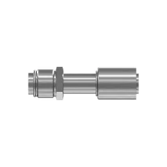 Caterpillar 19.1mm Inner Diameter Straight Hose Coupling — three-quarter view