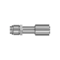 Caterpillar 19.1mm Inner Diameter Straight Hose Coupling — three-quarter view