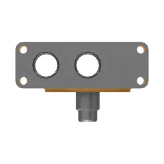 Caterpillar Fuel Filter Base — vista de três quartos