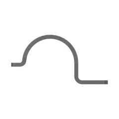 Caterpillar Single Hose Top Clip — three-quarter view
