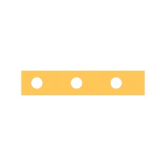 Caterpillar 25mm, Bar Mounting Plate — açılı görünüm