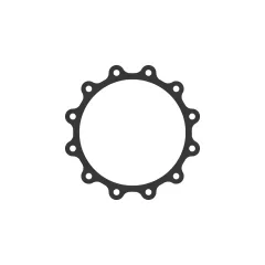 Caterpillar Round Joint plat — vue de trois quarts
