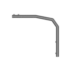 Caterpillar Rear Fender Destek Plate — açılı görünüm