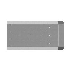 Caterpillar Fender Destek Plate — açılı görünüm
