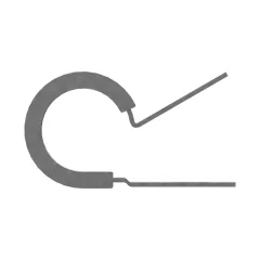 Caterpillar 22.2mm ID Air Durumer Lines Clip — açılı görünüm