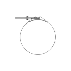 Caterpillar 5/16-14 T-Bolt Clamp — açılı görünüm