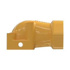 Caterpillar 3/8-18 NPTF, 3/8-18-2B Water Line CODO — vista en tres cuartos