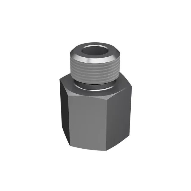 9/16-18 X M12X1.5 Hex Head Straight O-Ring Adaptador