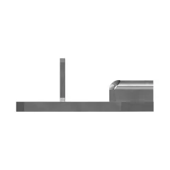 Caterpillar 6mm, Front Window Guard Mounting Bracket — açılı görünüm