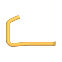 Caterpillar Tubo de tubo do refrigerador do óleo do freio do ID 98.3mm — vista de três quartos