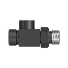 Caterpillar 1-14 X 7/8"-14 Fren Hatları Tee Adapt — açılı görünüm