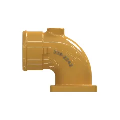 Caterpillar 61mm Innendurchmesser Wasserlinien Ellenbogen — Dreiviertelansicht