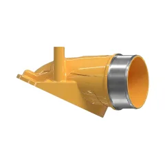Caterpillar Cotovelo adaptador de entrada de ar — vista de três quartos