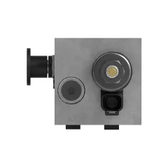 Caterpillar Solenoid Válvula — vista en tres cuartos