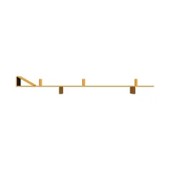 Caterpillar M12 Left Hand Main Deflector PLATTE — Dreiviertelansicht