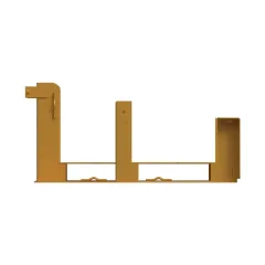 Caterpillar 2mmBa Air Conditioner Mounting Bracket — açılı görünüm