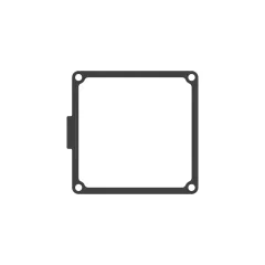Caterpillar 0.8mm Thick Cover Gasket — açılı görünüm