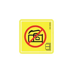 Caterpillar 50mm Length Warning Film — açılı görünüm