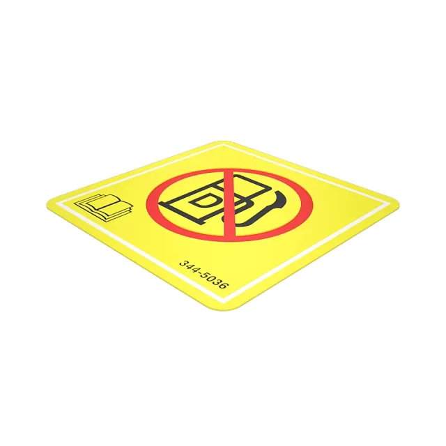 50mm Length Warning Film