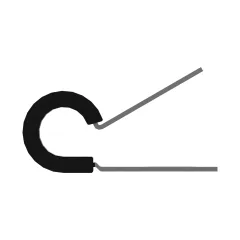Caterpillar Cushion Loop Clip — açılı görünüm