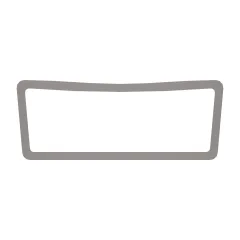 Caterpillar 6mm Thick Rectangular Seal — açılı görünüm