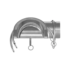 Caterpillar Engine Exhaust Shield — vista de três quartos