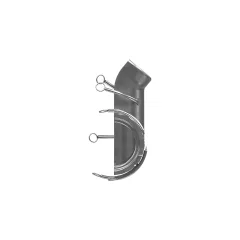 Caterpillar Engine Exhaust Shield — vista de três quartos