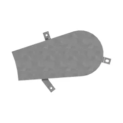Caterpillar Alternator Belt Guard — three-quarter view