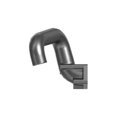 Caterpillar 76mm Inner Diameter Aftercooler Elbow — three-quarter view