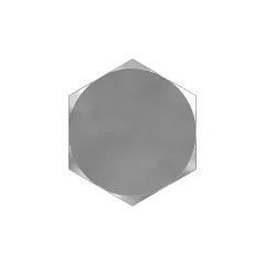 Caterpillar Perno de Cabeza Hexagonal M10-1.5 x 45mm — vista en tres cuartos