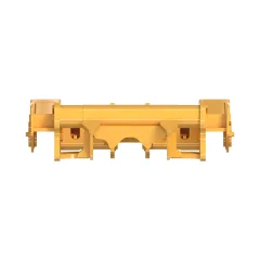 Caterpillar Wheel Loader Coupler — vista en tres cuartos