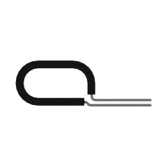 Caterpillar 19.05mm Wide Loop Clip — açılı görünüm