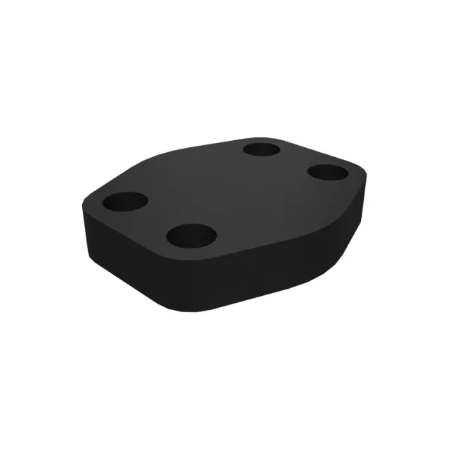 Tampa de flange de cilindro de inclinação