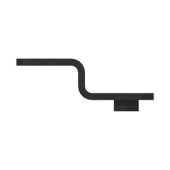 Caterpillar Motor Oil Pan Elbow Destek Bracket — açılı görünüm