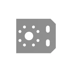 Caterpillar 13mmSa Half Flange Support Plate — açılı görünüm