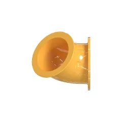 Caterpillar 212.8mm İç Çapı E egzoz Pipe Elbow — açılı görünüm