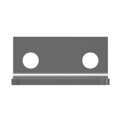 Caterpillar 5mm Thick Soporte Plate — vista en tres cuartos