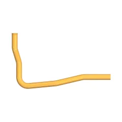 Caterpillar 60.2mm İç Su Hatları Tube — açılı görünüm