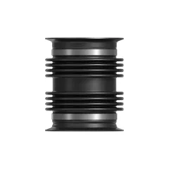 Caterpillar 160mm Comprimento total de aço inoxidável Bellows — vista de três quartos