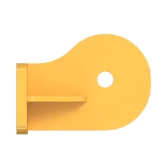 Caterpillar Doğru-Hand Side Motorları Bracket — açılı görünüm