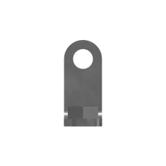 Caterpillar 4mm Thick Bracket — three-quarter view