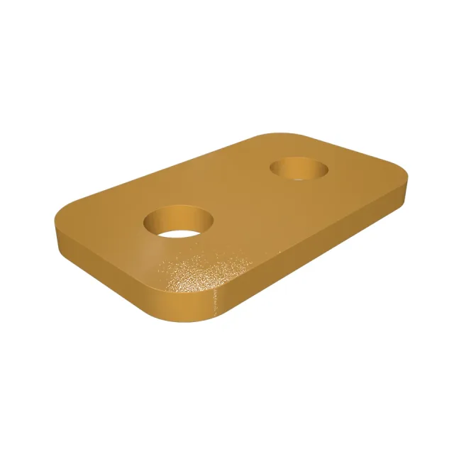 6mm Thick Axle STÜTZE PLATTE