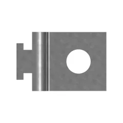 Caterpillar 6.35mm Inner Diameter Single ROHRLEITUNG Clip — Dreiviertelansicht