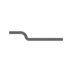 Caterpillar 6.35mm Inner Diameter Single ROHRLEITUNG Clip — Dreiviertelansicht